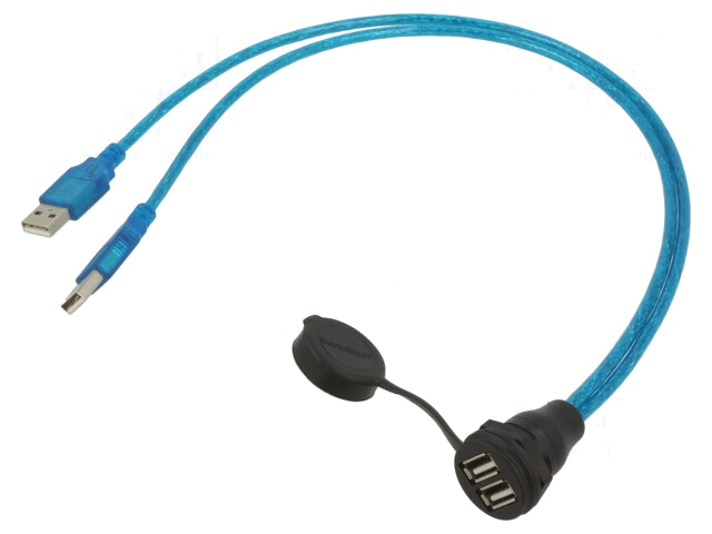 Kabel-adapter; USB-A aansluiting 2x,USB-A-stekker x2; 1310 Kabel-adapter; USB-A aansluiting 2x,USB-A-stekker x2; 1310